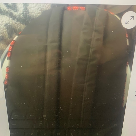 Hello Kitty Black and Red Patterned Bag - Picture 4 of 9